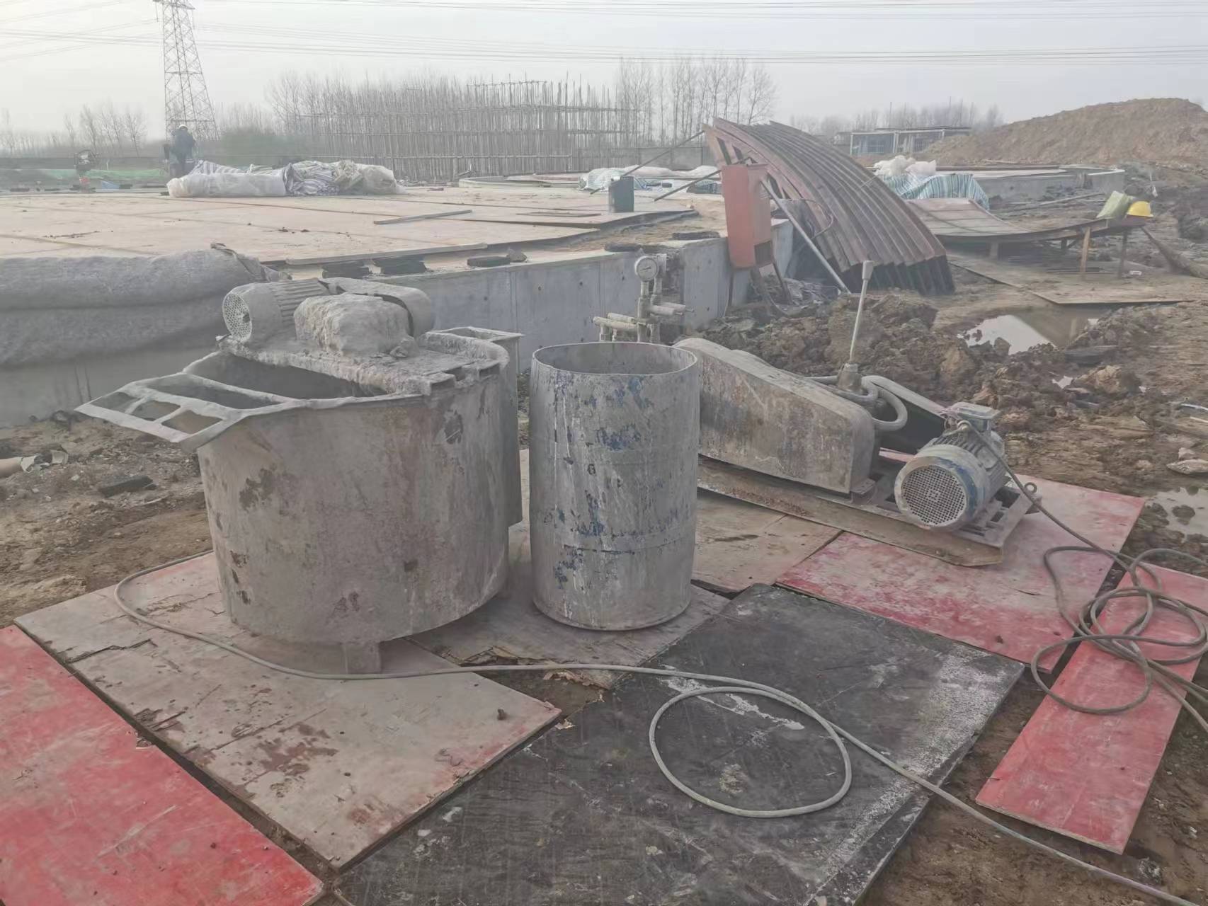 豆河镇设备基础注浆